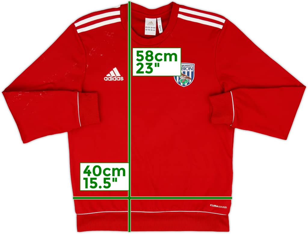 2011-12 West Brom adidas Sweat Top - 5/10 - (M)