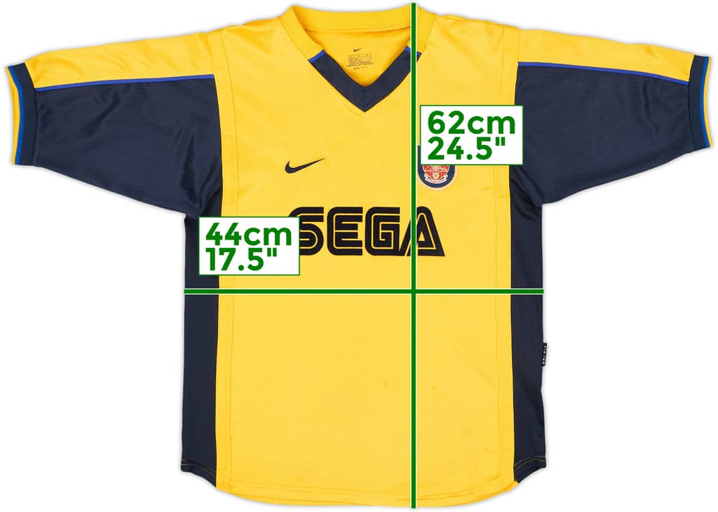 1999-01 Arsenal Away Shirt - 7/10 - (L.Boys)