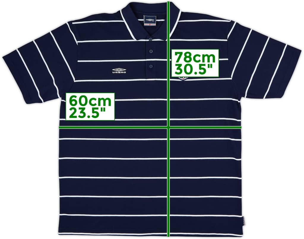 2004-06 England Umbro Polo Shirt - 8/10 - (XL)
