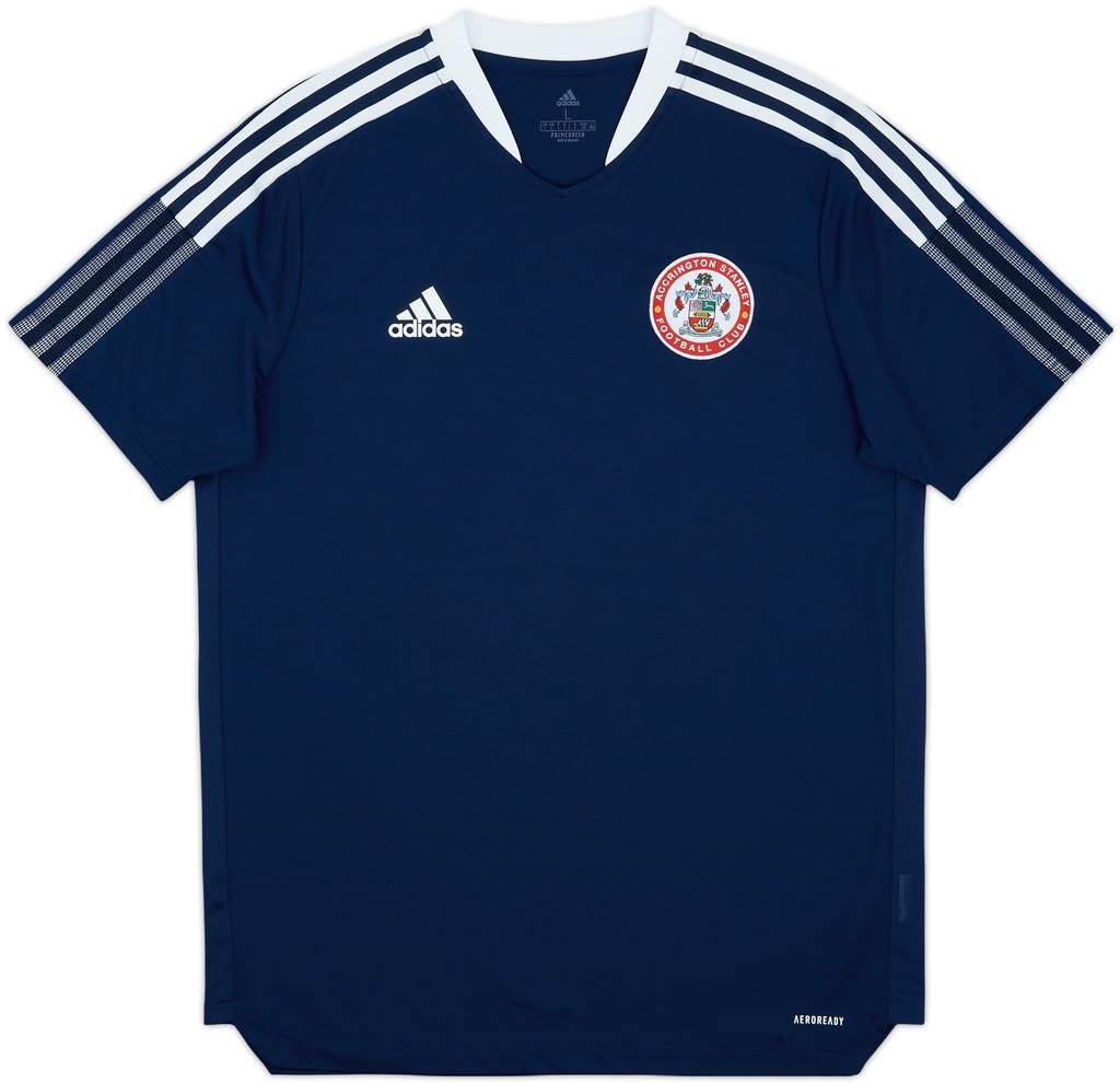 2021-22 Accrington Stanley adidas Training Shirt - 9/10 - (L)