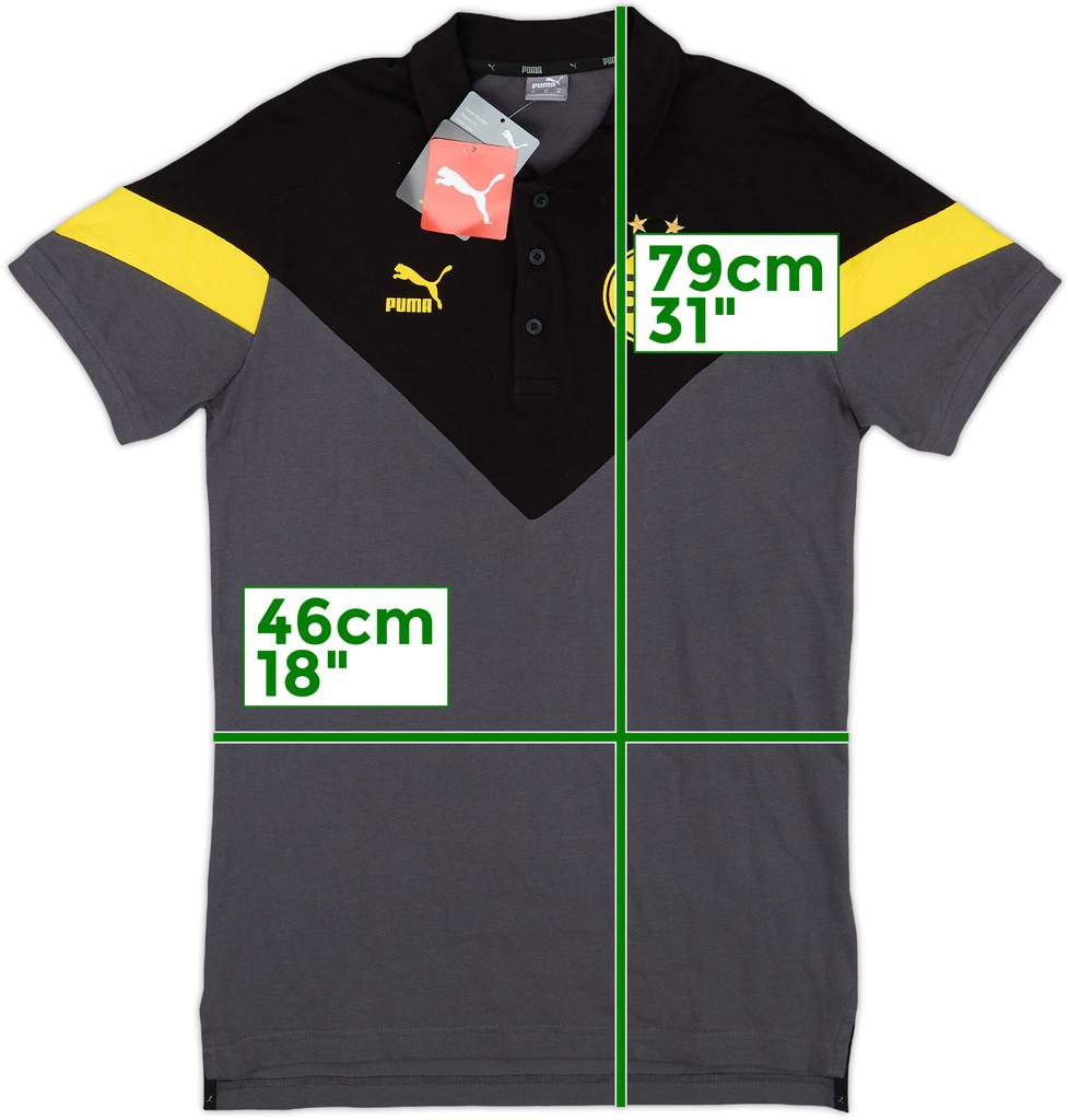 2019-20 Borussia Dortmund Puma Polo Shirt (M)
