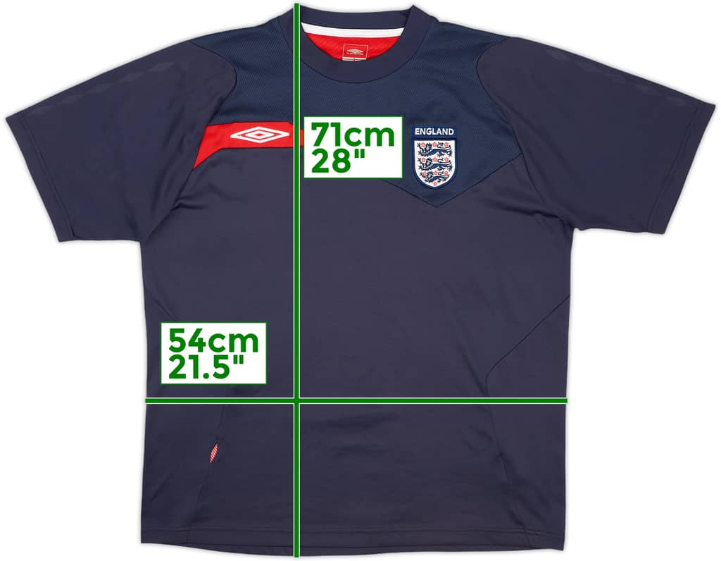 2004-06 England Umbro Training Shirt - 8/10 - (L)