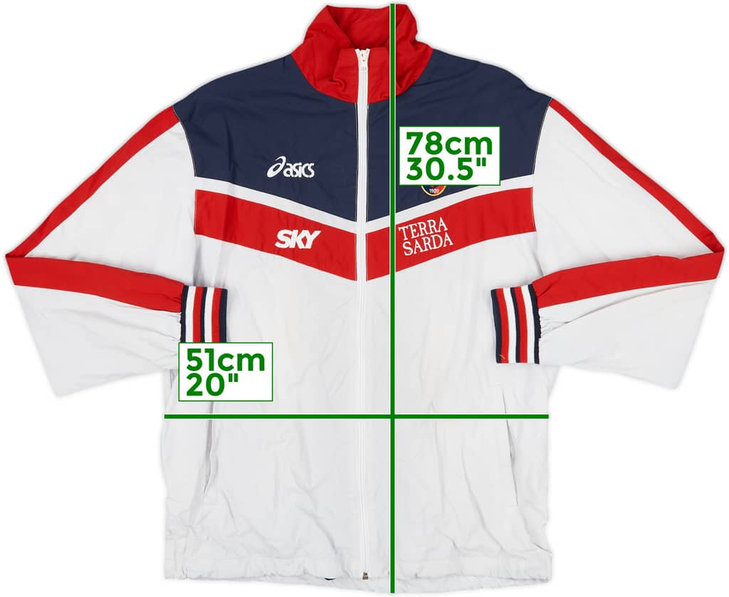 2005-06 Cagliari Track Jacket - 7/10 - (L)