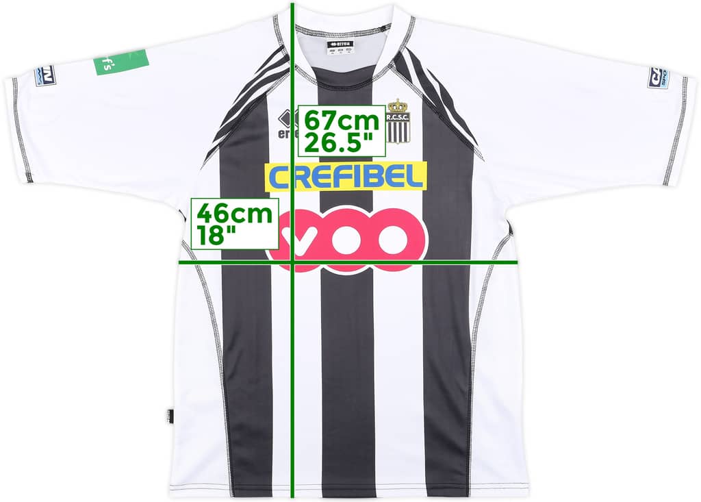 2006-07 Royal Charleroi Home Shirt - 8/10 - (XL)