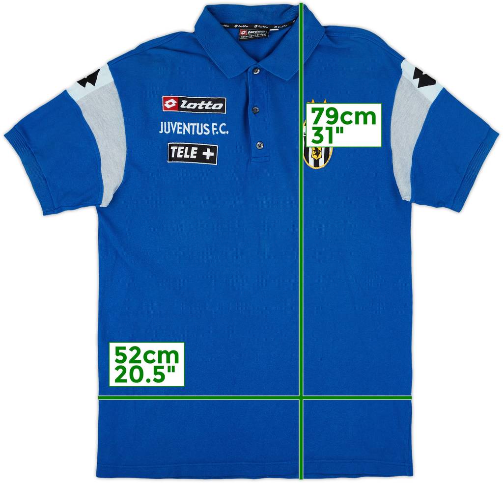 2001-02 Juventus Lotto Polo Shirt - 8/10 - (XL)