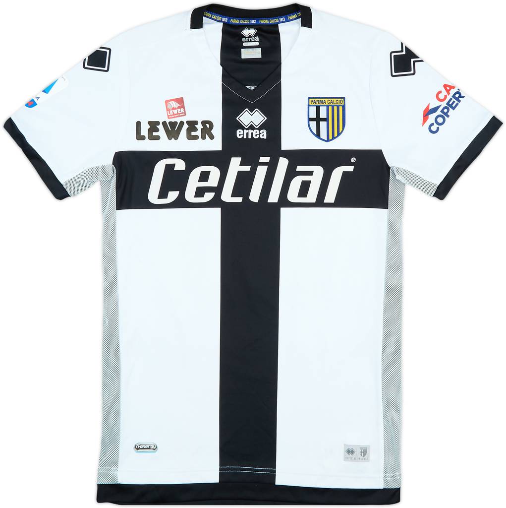 2019-20 Parma Match Issue Signed Home Shirt Sprocati #93