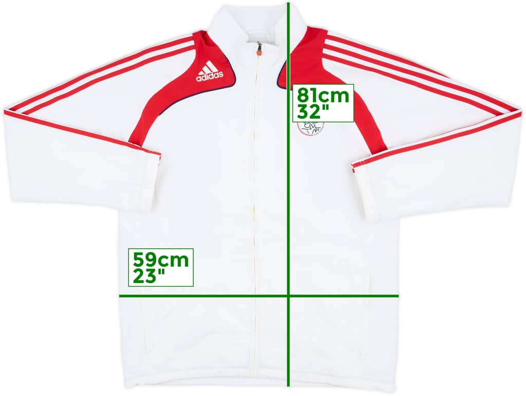 2008-09 Ajax adidas Track Jacket - 7/10 - (L)