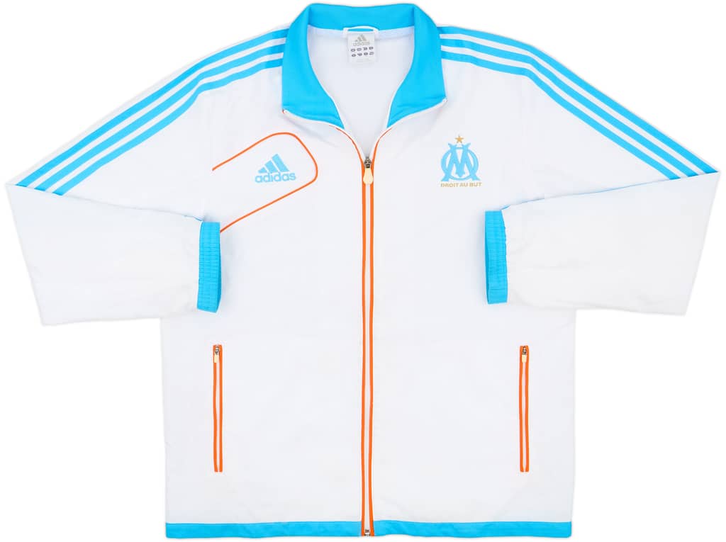 2012-13 Olympique Marseille adidas Track Jacket - 7/10 - (L/XL)