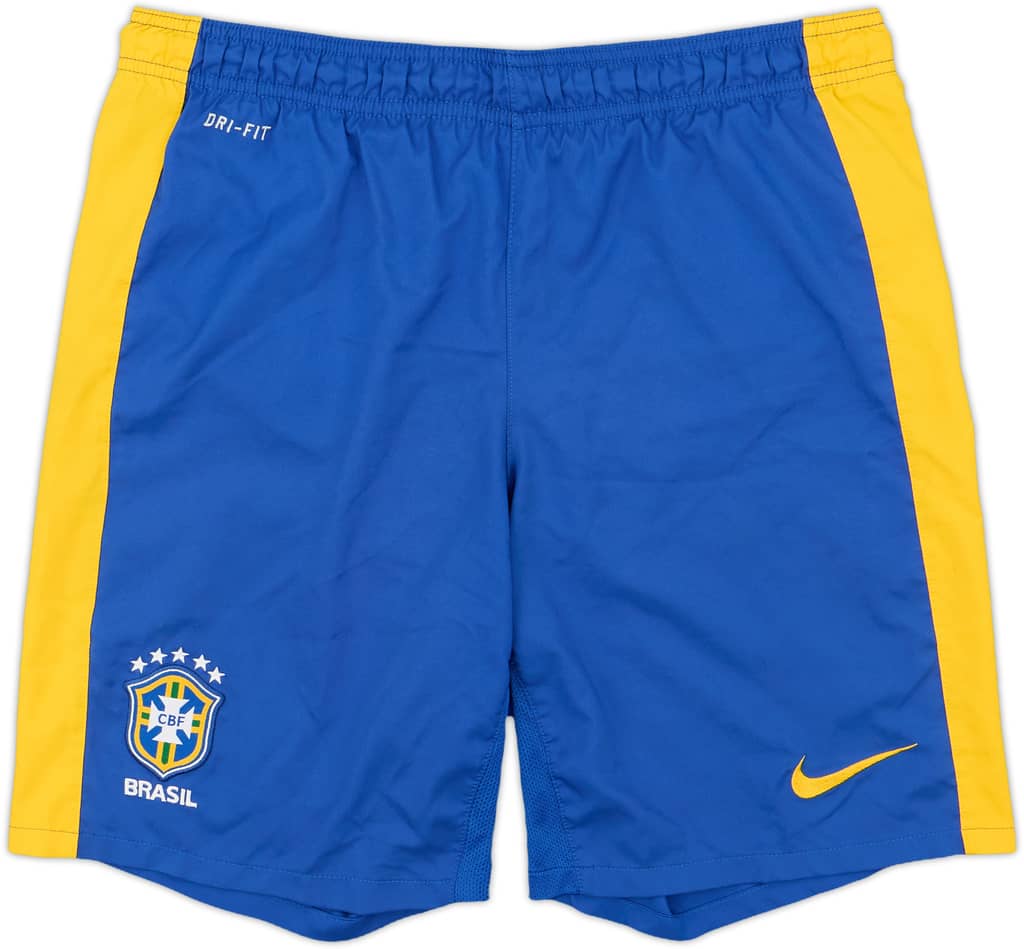 2012-13 Brazil Home Shorts - 8/10 - (M)