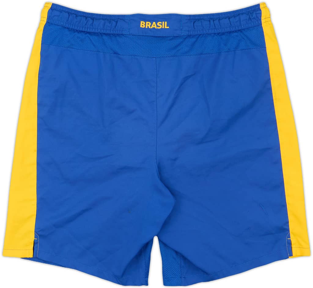 2012-13 Brazil Home Shorts - 8/10 - (M)