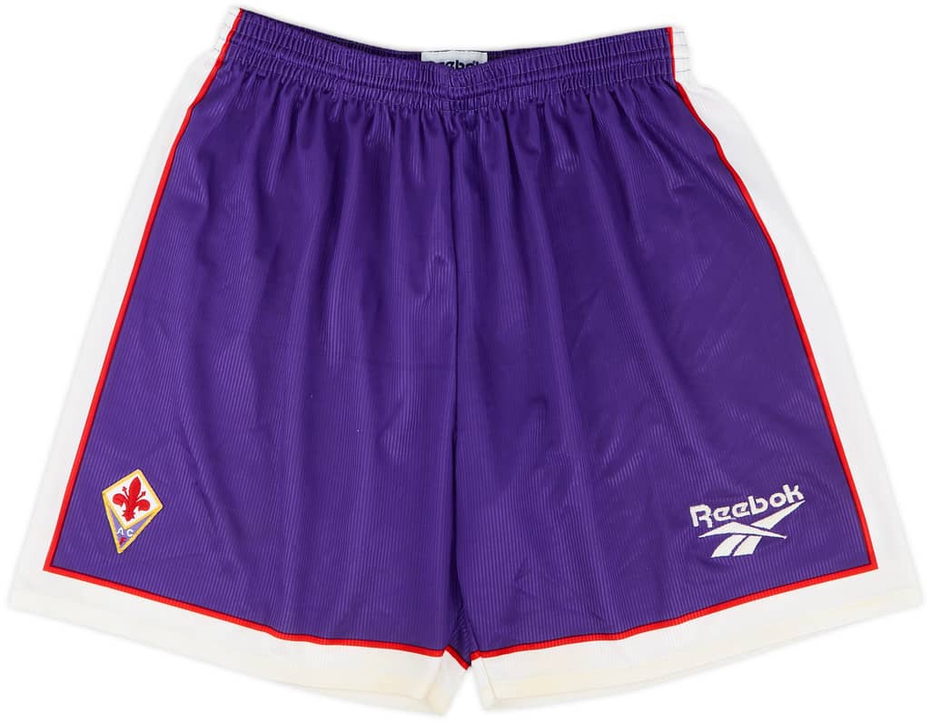 1996-97 Fiorentina Home Shorts - 6/10 - (XXL)
