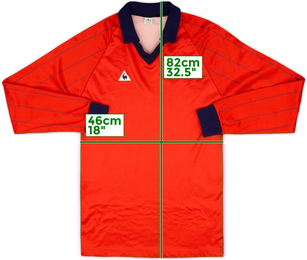 1980s Le Coq Sportif Template L/S Shirt - 9/10 - (M)