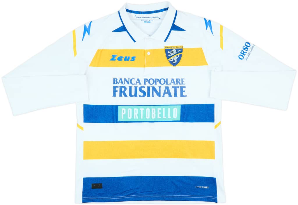 2021-22 Frosinone Match Issue Away L/S Shirt Cicerelli #17