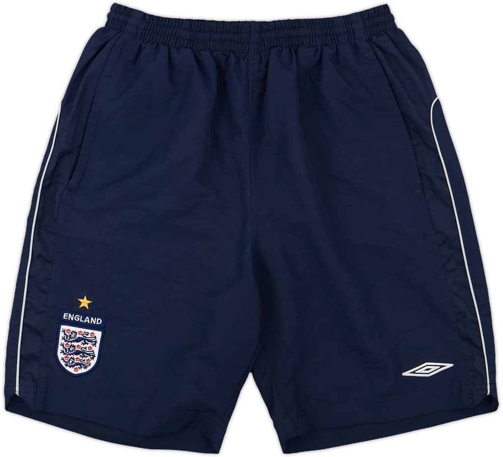 2005-07 England Umbro Training Shorts - 9/10 - (M)