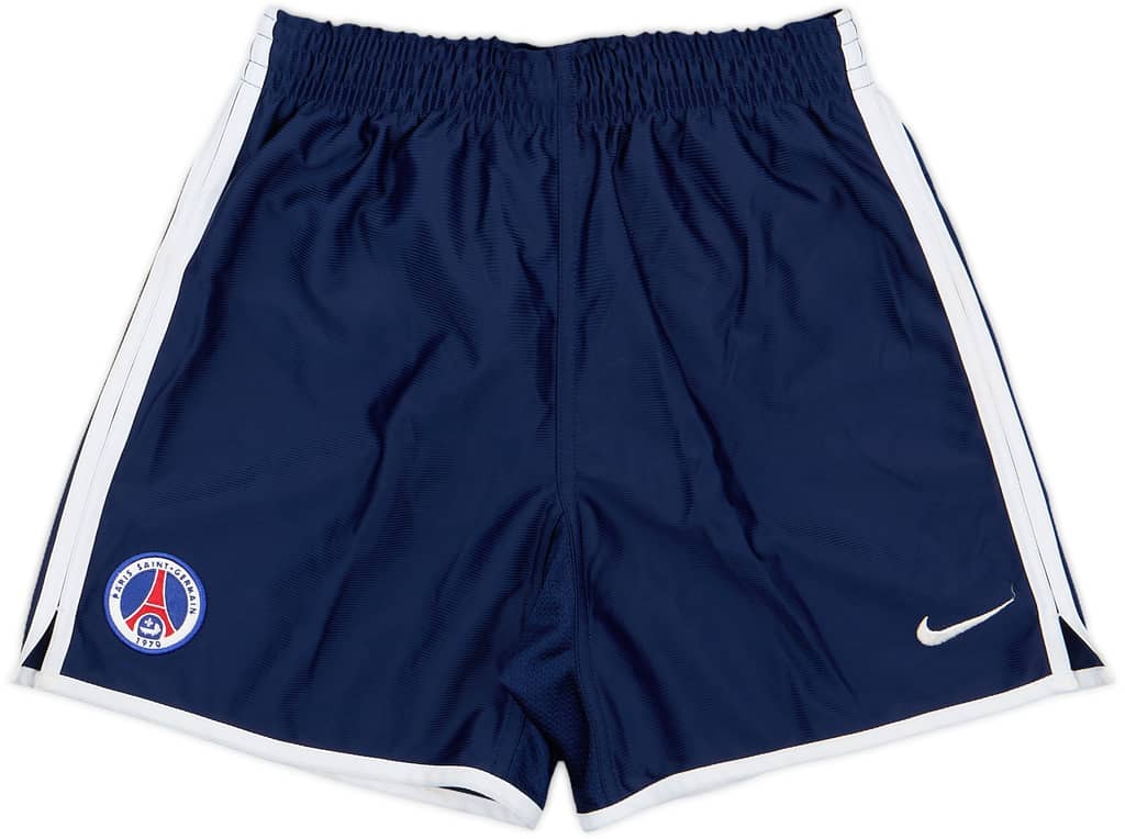 2001-02 Paris Saint-Germain Home Shorts - 9/10 - (M.Boys)