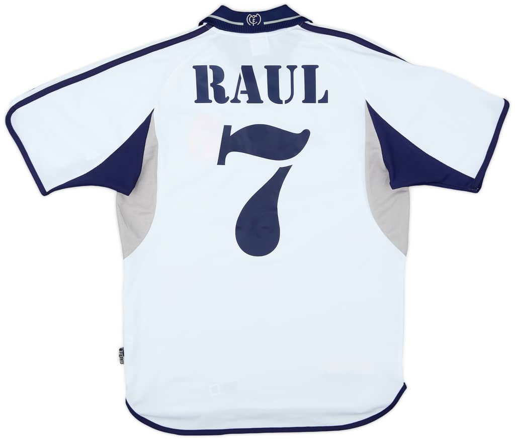 2000-01 Real Madrid Home Shirt Raul #7 - 5/10 - (S)