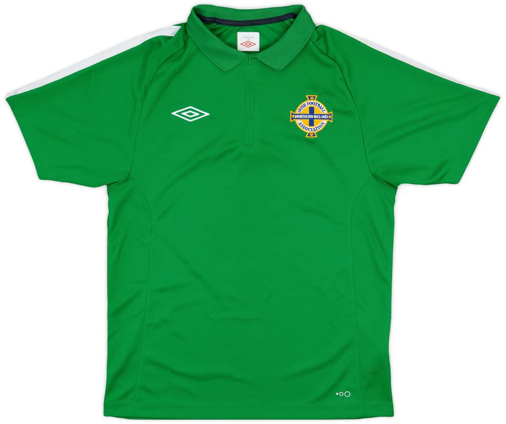 2012-13 Northern Ireland Umbro 1/4 Zip Polo Shirt - 9/10 - (M)