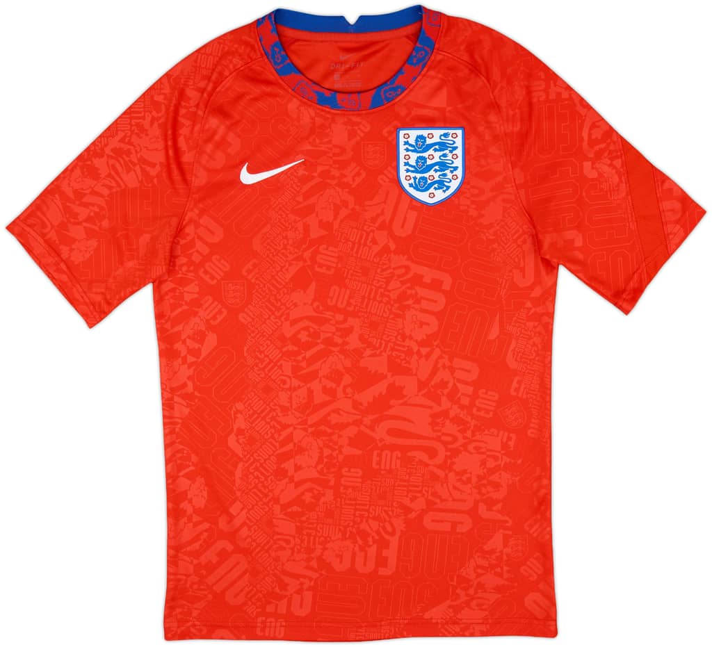 2020-21 England Nike Training Shirt - 8/10 - (S)
