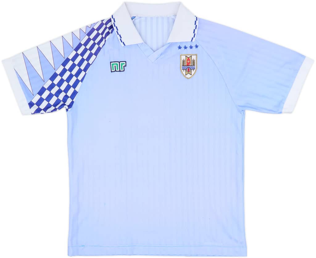 1992-95 Uruguay Home Shirt - 7/10 - (L)