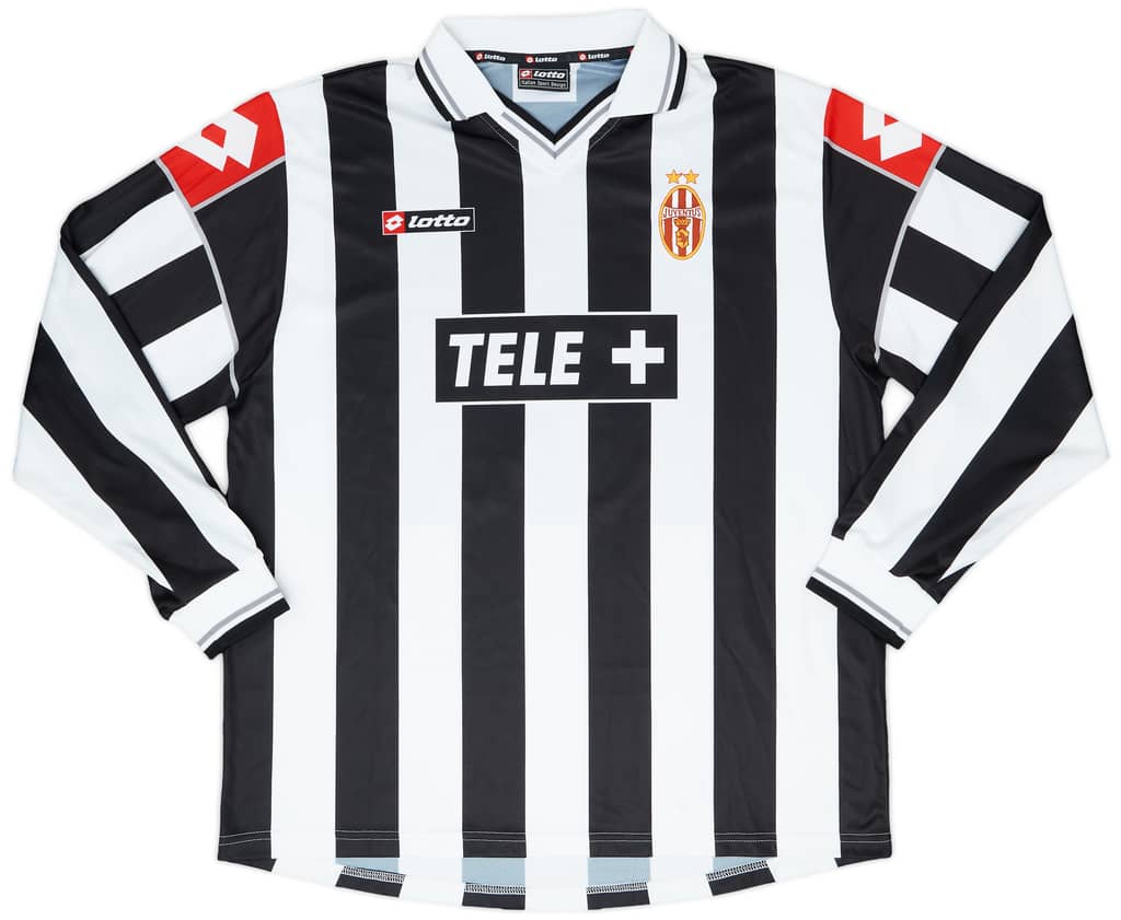 2000-01 Juventus Match Issue Home L/S Shirt #16