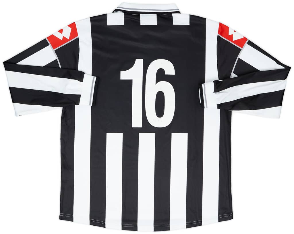 2000-01 Juventus Match Issue Home L/S Shirt #16