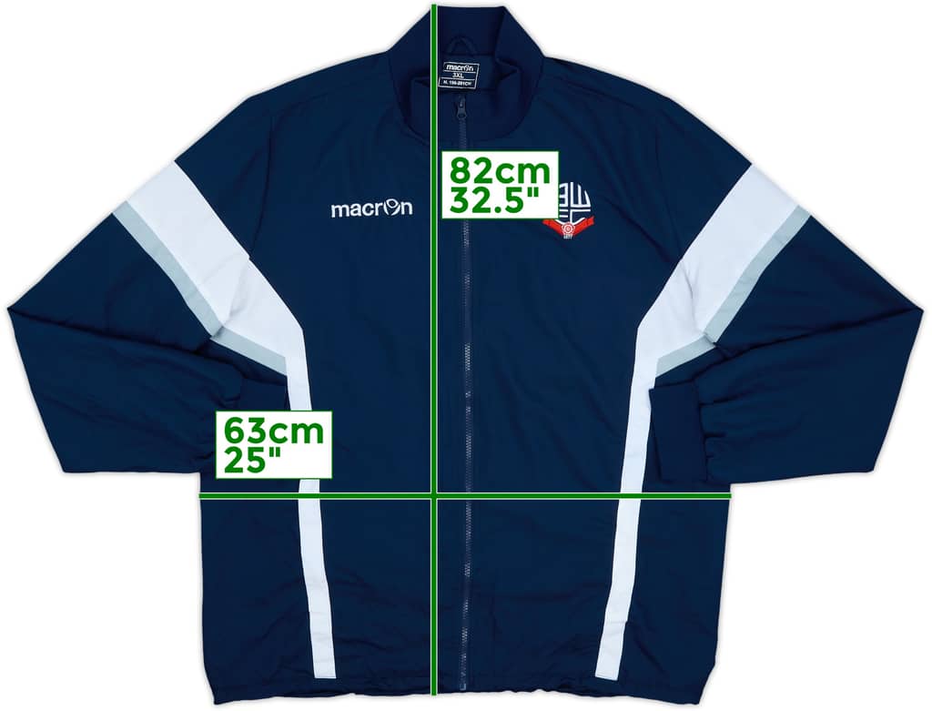 2018-19 Bolton Macron Track Jacket - 9/10 - (3XL)