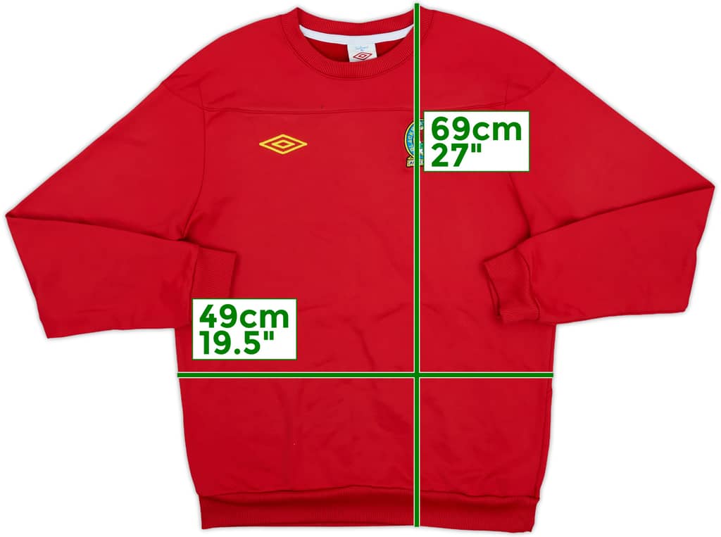 2010-11 Blackburn Umbro Sweat Top - 8/10 - (L)