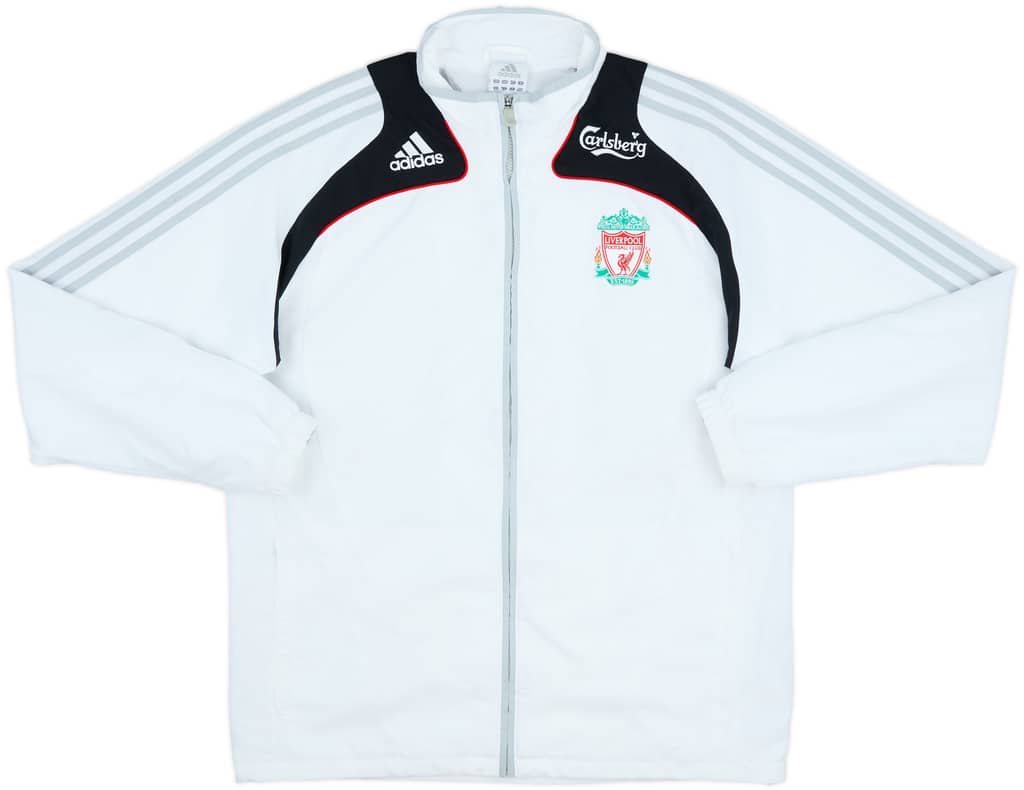 2008-09 Liverpool adidas Track Jacket - 8/10 - (L)