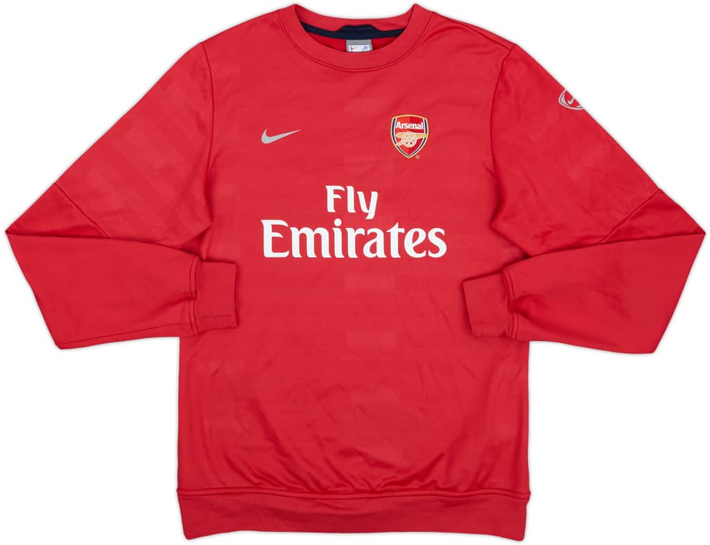 2009-10 Arsenal Nike Sweat Top - 9/10 - (L)