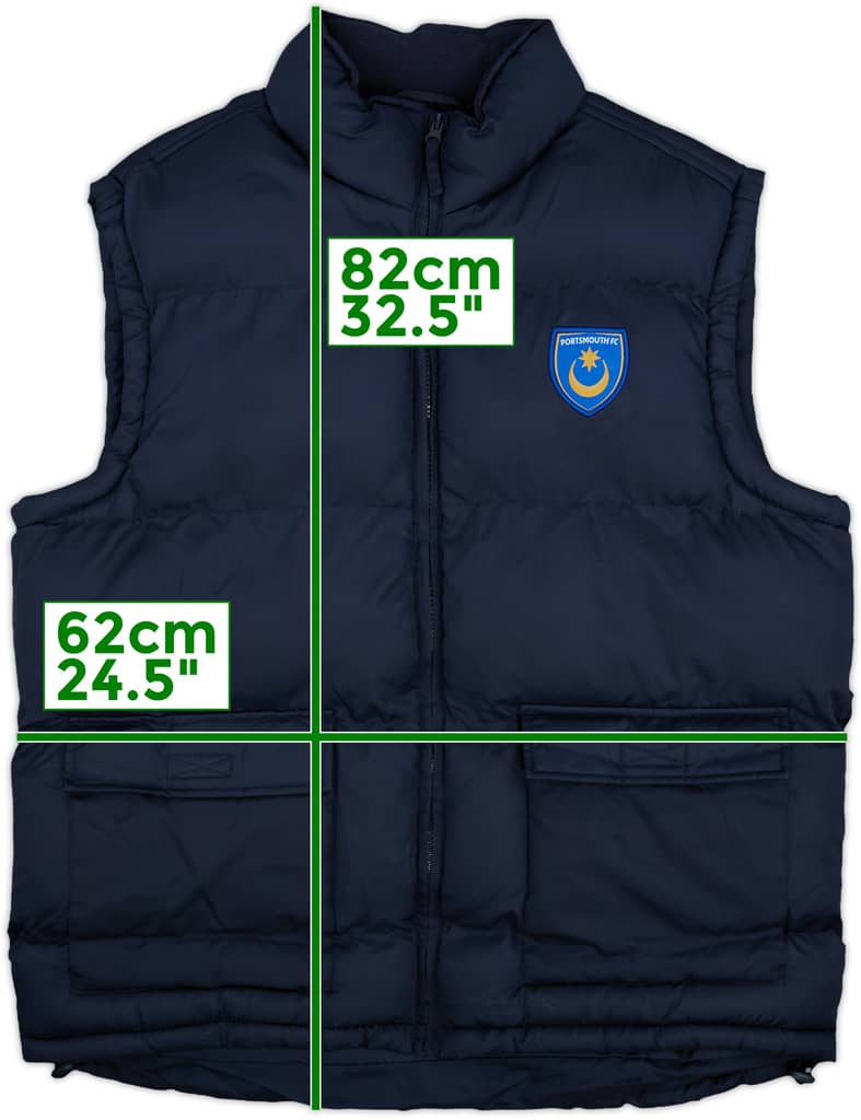 2013-14 Portsmouth Padded Gilet - 10/10 - (L)