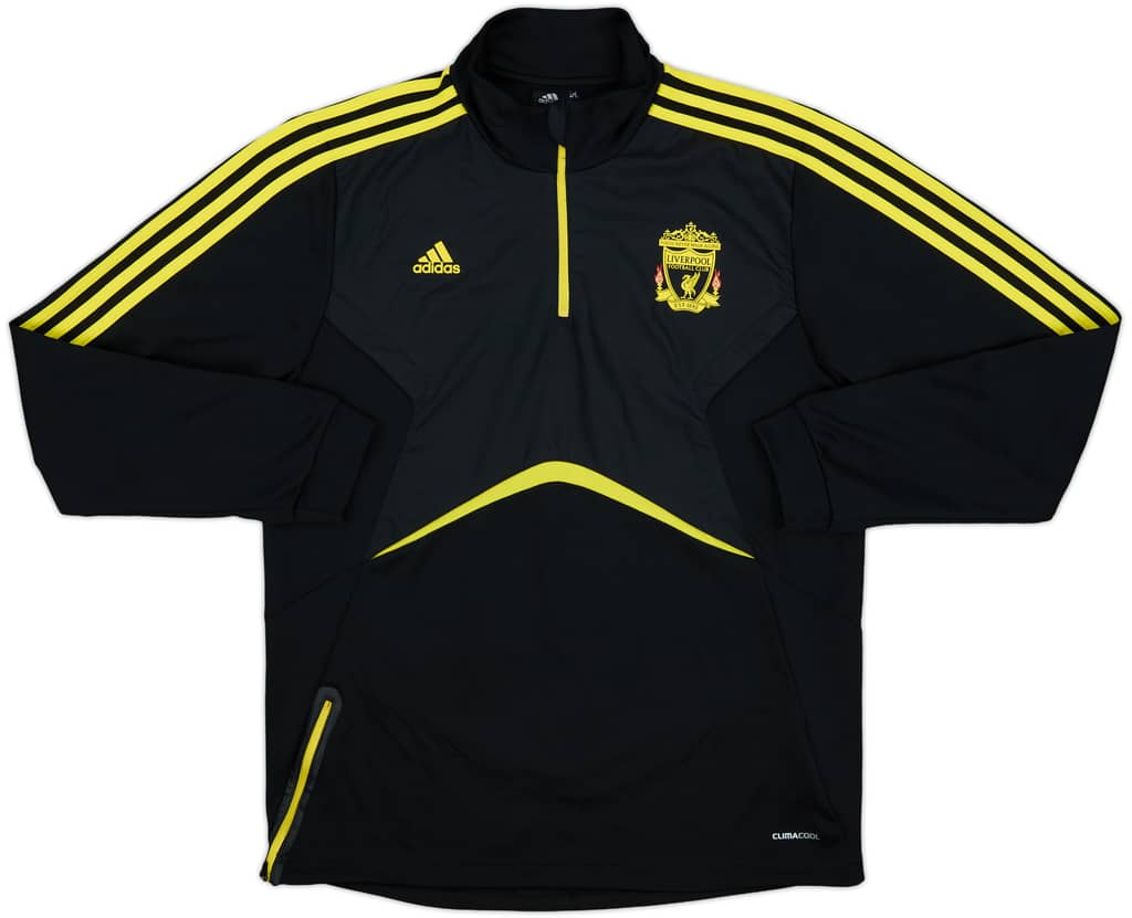 2010-11 Liverpool adidas 1/4 Zip Drill Top - 9/10 - (XL)