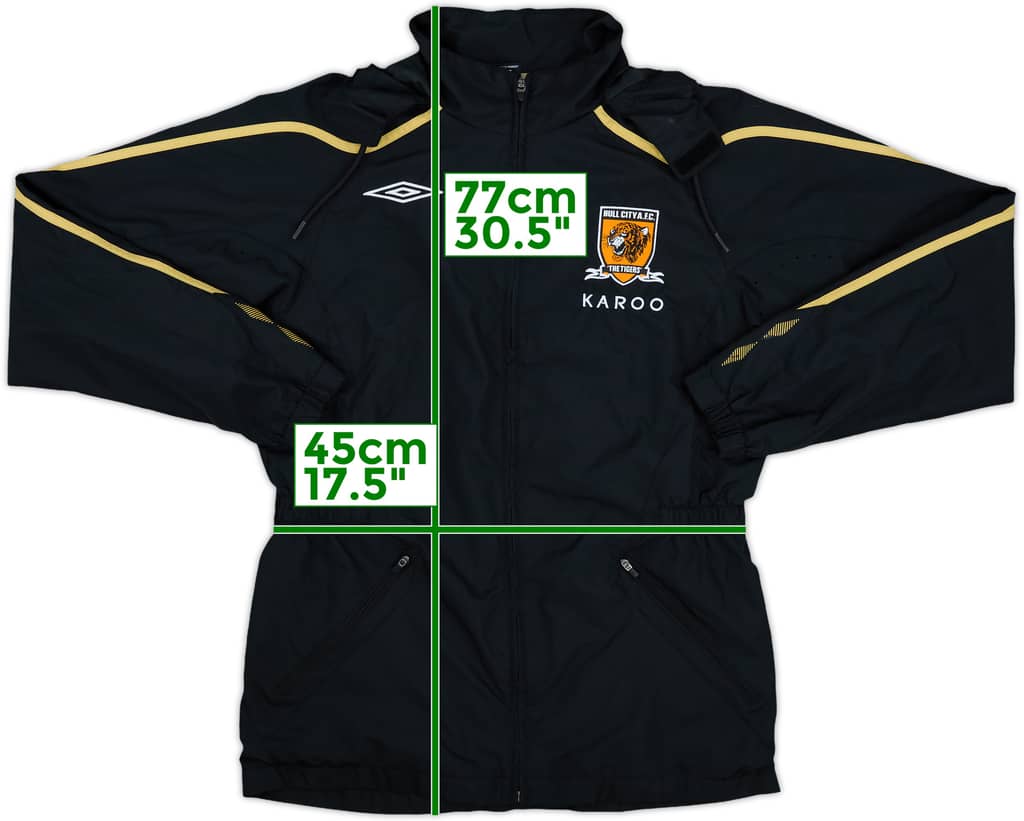 2008-09 Hull City Umbro Hooded Rain Jacket - 9/10 - (S)