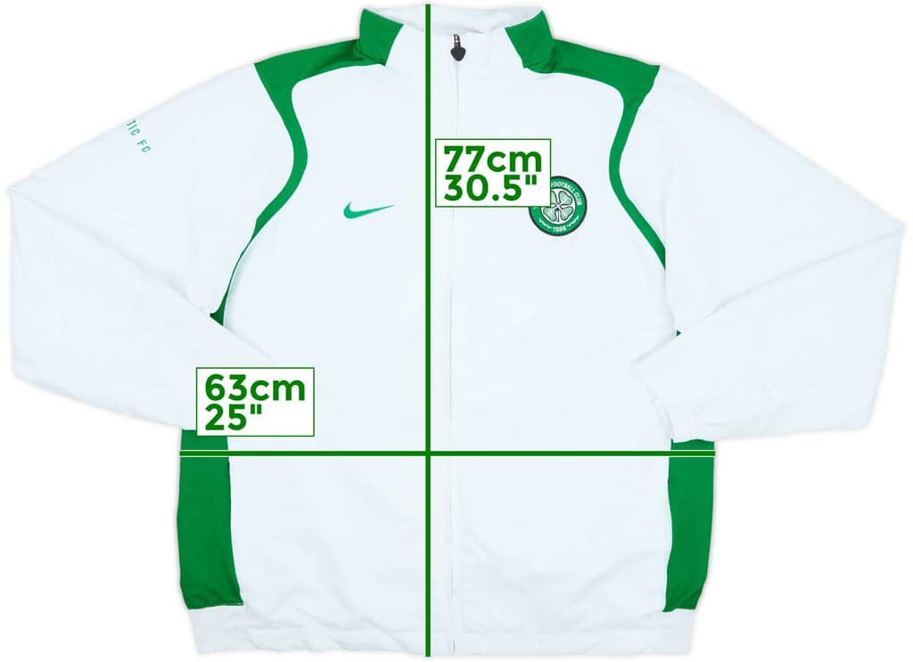 2006-07 Celtic Nike Track Jacket - 9/10 - (XL)