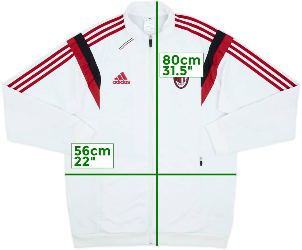 2014-15 AC Milan adidas Track Jacket - 10/10 - (L)