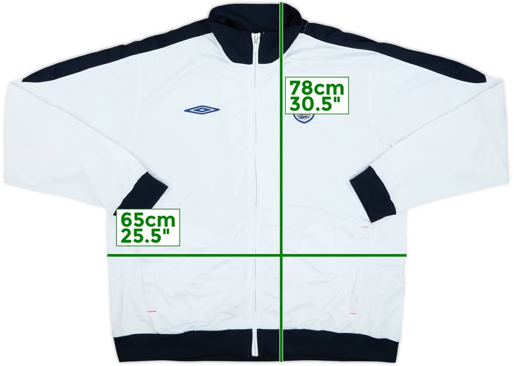 2007-09 England Umbro Track Jacket - 8/10 - (XXL)
