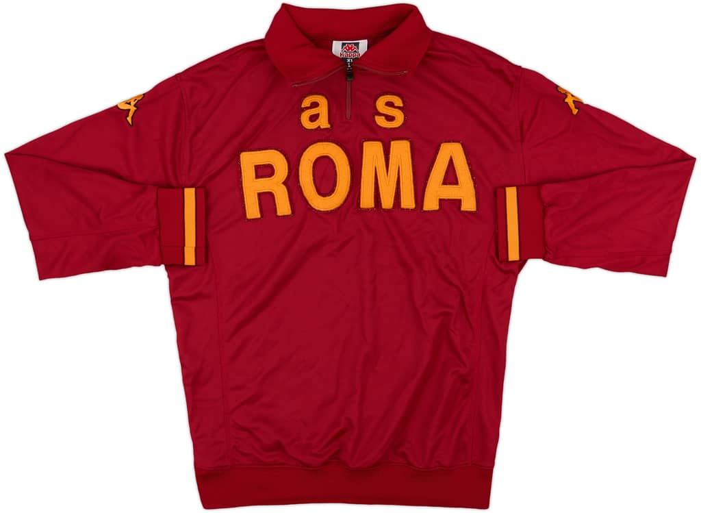 2009-10 Roma Kappa 1/4 Zip Drill Top - 8/10 - (XL)