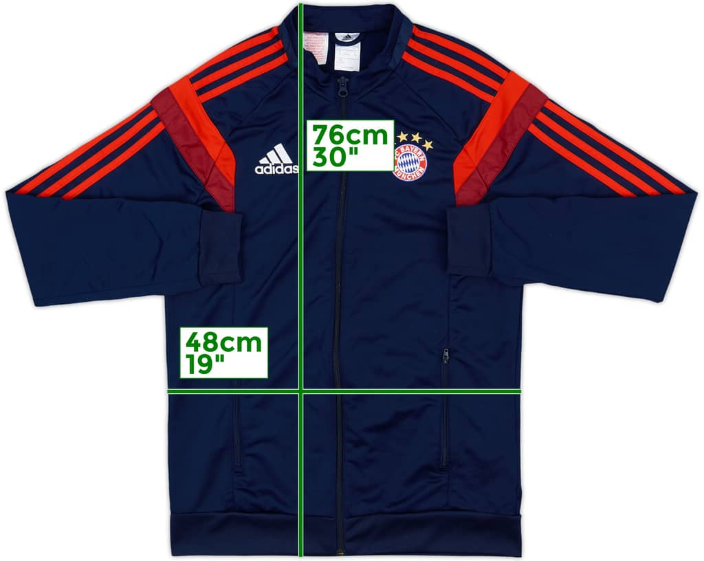 2014-15 Bayern Munich adidas Track Jacket - 8/10 - (XL.Boys)