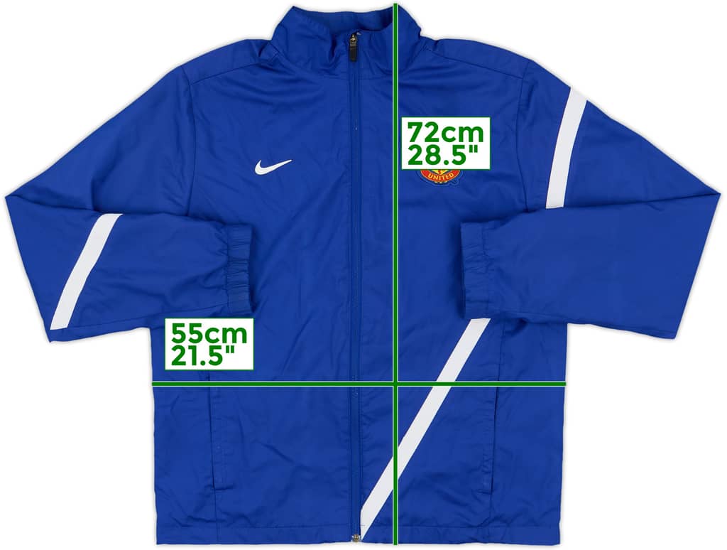 2011-12 Manchester United Nike Track Jacket - 8/10 - (XL.Boys)