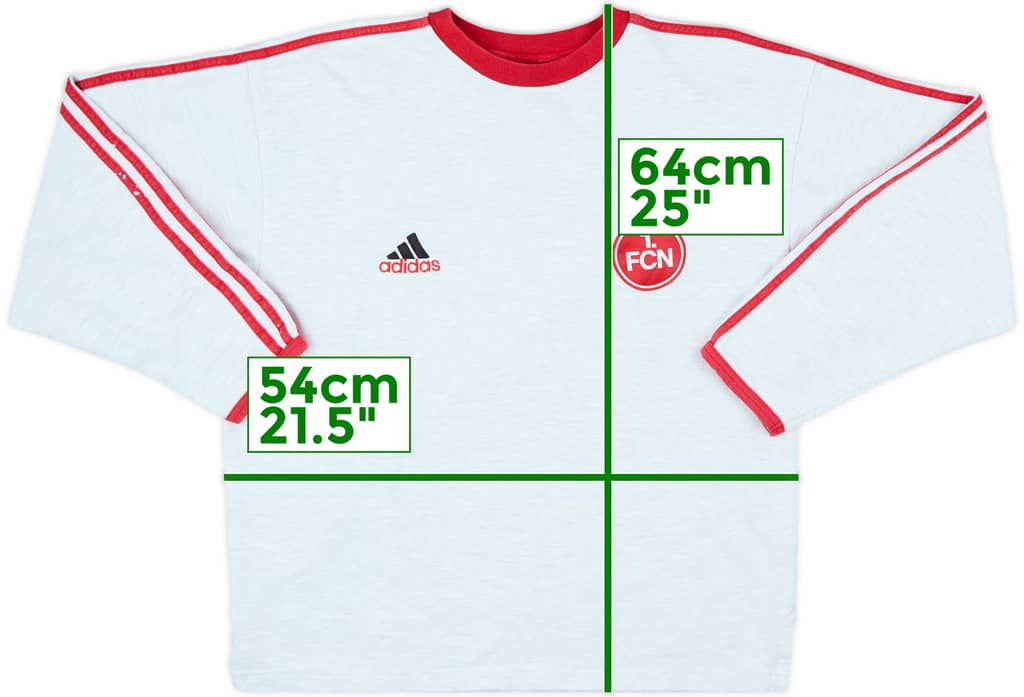 1998-99 Nurnberg adidas Sweat Top - 8/10 - (S)