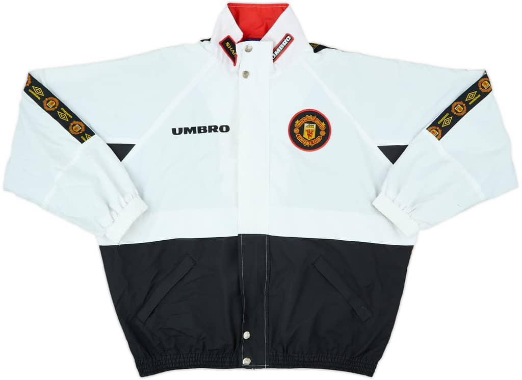 1996-97 Manchester United Umbro Track Jacket - 8/10 - (L)