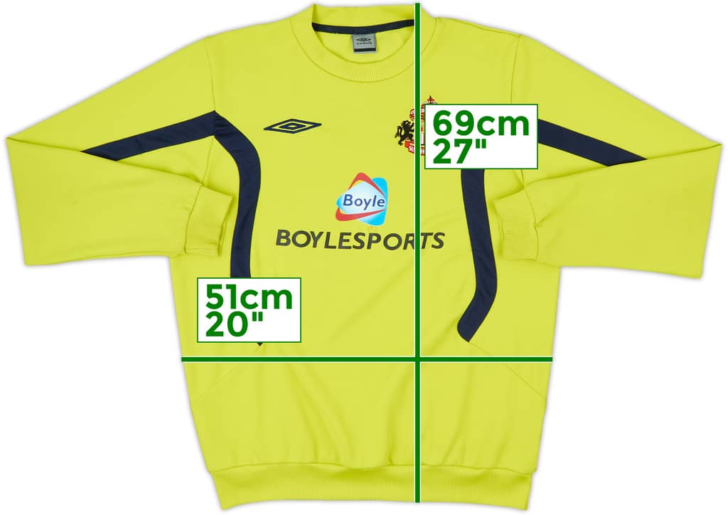 2009-10 Sunderland Umbro Sweat Top - 7/10 - (M)