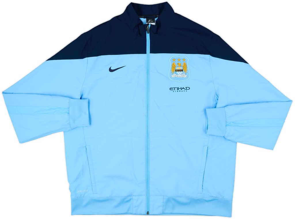 2013-14 Manchester City Nike Track Jacket - 10/10 - (XL)