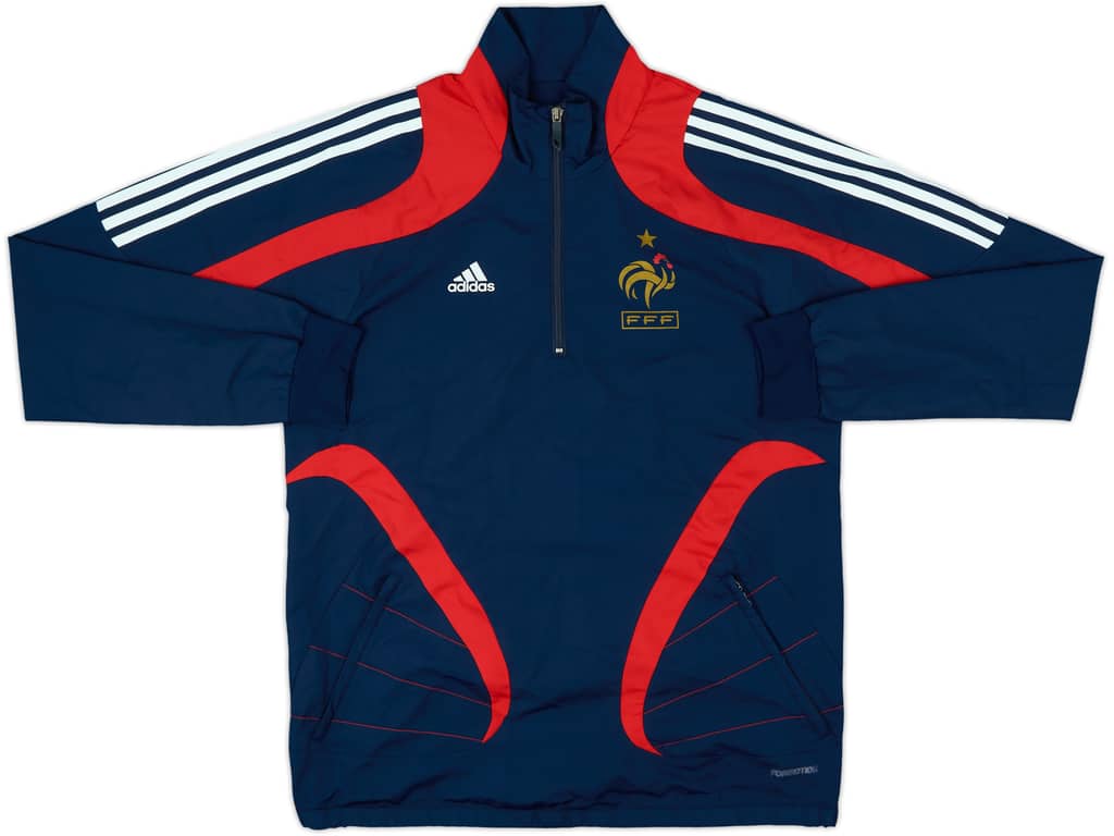 2007-08 France Player Issue Formotion 1/4 Zip Drill Top - 8/10 - (M)