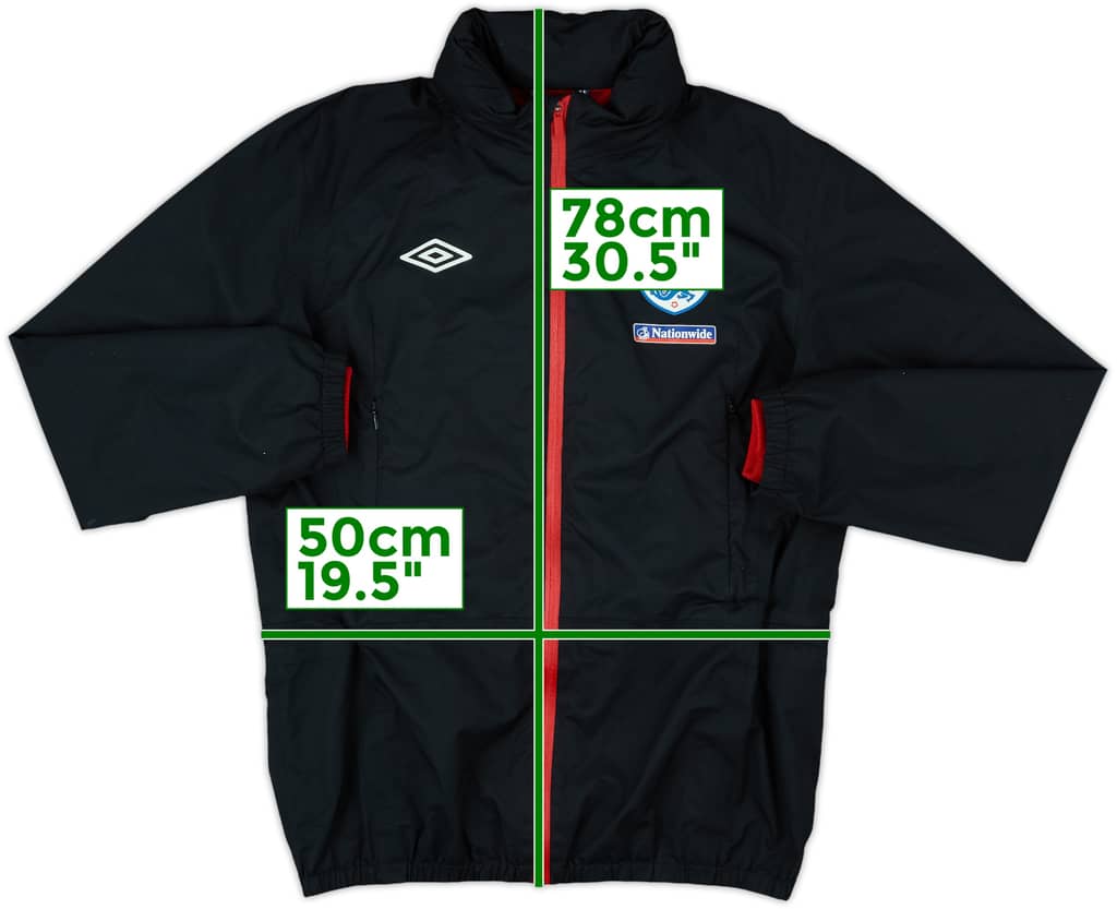 2010-11 England Umbro Hooded Rain Jacket - 8/10 - (M)