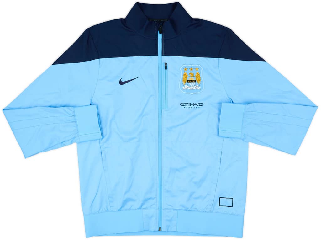 2013-14 Manchester City Nike Track Jacket - 10/10 - (M)