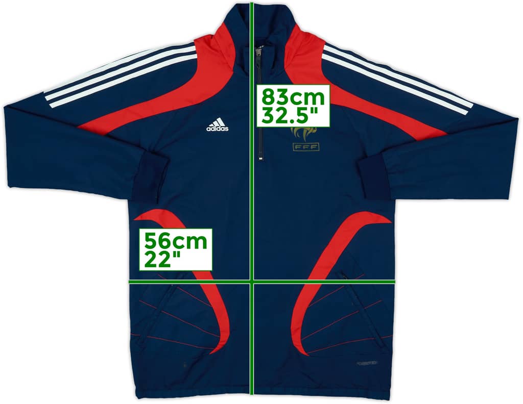 2007-08 France Player Issue Formotion 1/4 Zip Drill Top - 6/10 - (L)