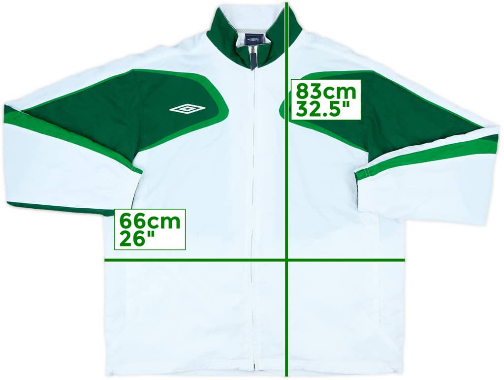 2008-10 Ireland Umbro Track Jacket - 8/10 - (XL)