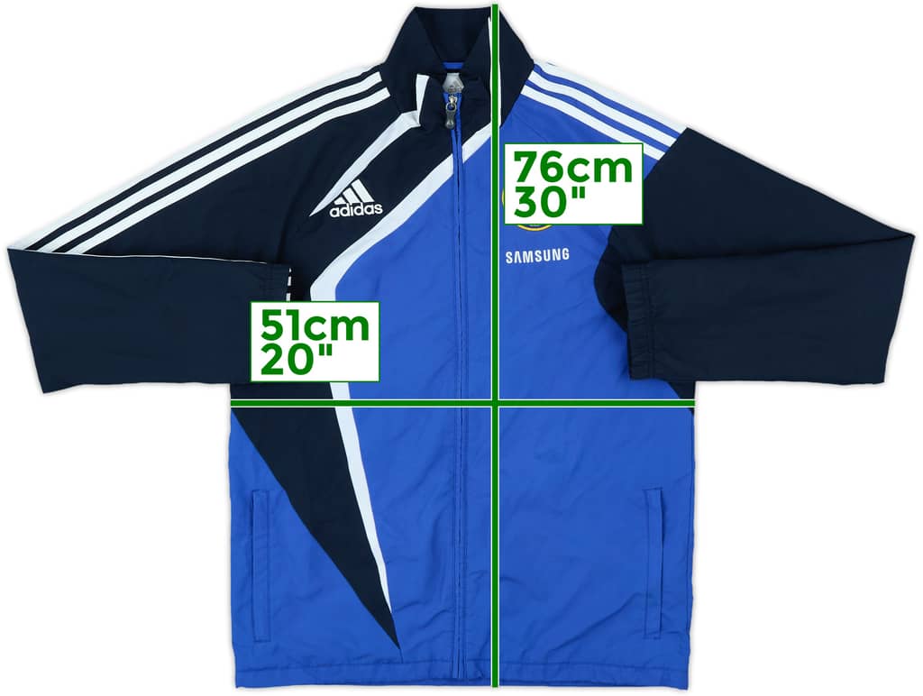 2009-10 Chelsea adidas Track Jacket - 8/10 - (XL.Boys)