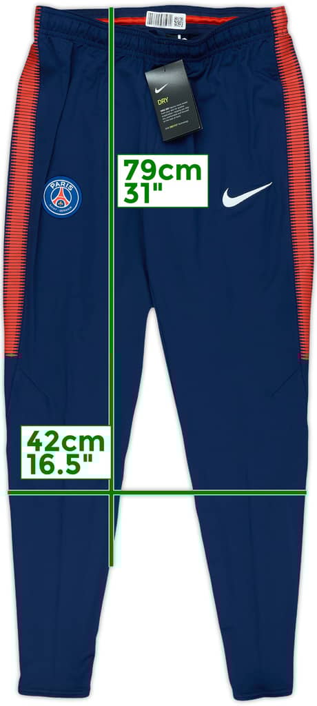 2017-18 Paris Saint-Germain Nike Track Pants/Bottoms (S)