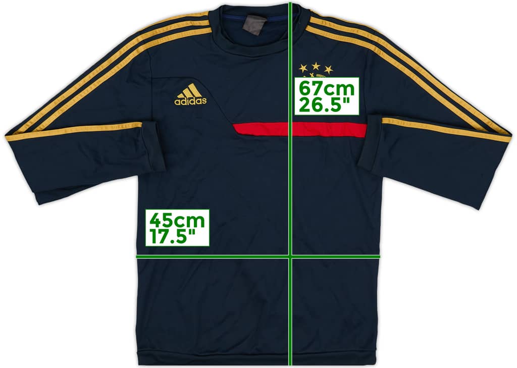 2013-14 Ajax adidas Sweat Top - 8/10 - (XL.Boys)